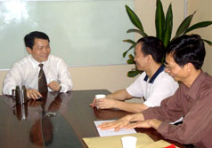 天河區天園街黨工委領導莅臨駿伯公司指導工作